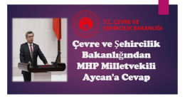 Çevre ve Şehircilik Bakanlığından Milletvekili Aycan’a Cevap